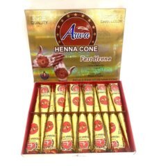 Cônes ARWA de tatouage au henné arabe rouge