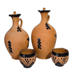 Jarre d'eau en terre cuite