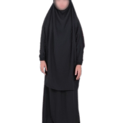 Jilbab enfant 2 pièces Jupe - Noir